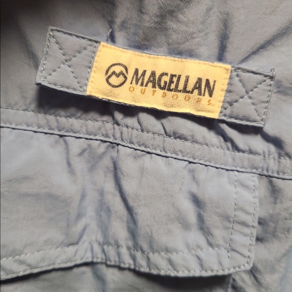Magellan Outdoors Mag Chill Fish Gear Angler fit Mens short sleeve button up - Picture 3 of 6